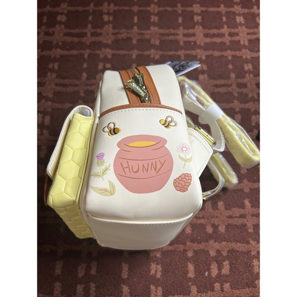 Loungefly Disney Winnie the Pooh Honeycomb Friends Mini Backpack Cream Yellow main image 3